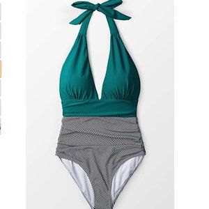 One Piece Swimsuit Halter